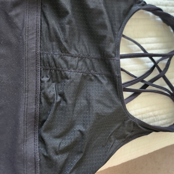 Black Sport Bra - Picture 4 of 5